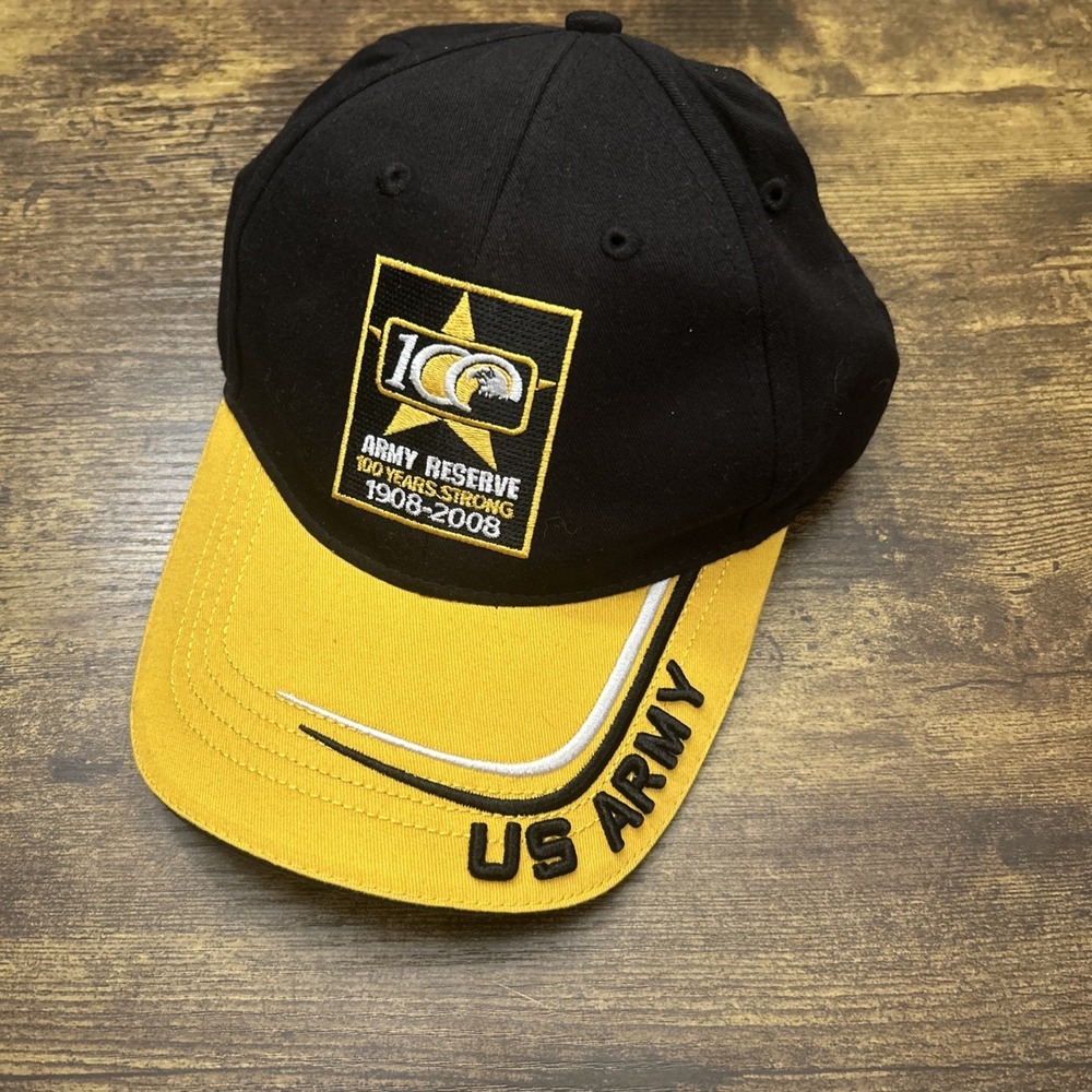 US Army 100 Years Strong Hat 1908 2008 Adjustable NWOT Commemorative Mens